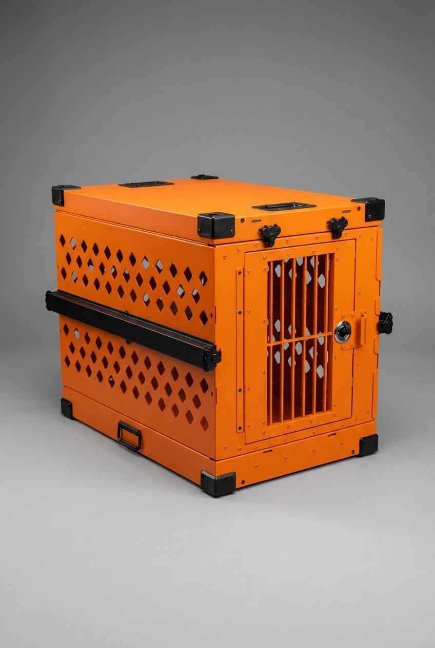 Aluminum Collapsible Dog Crate