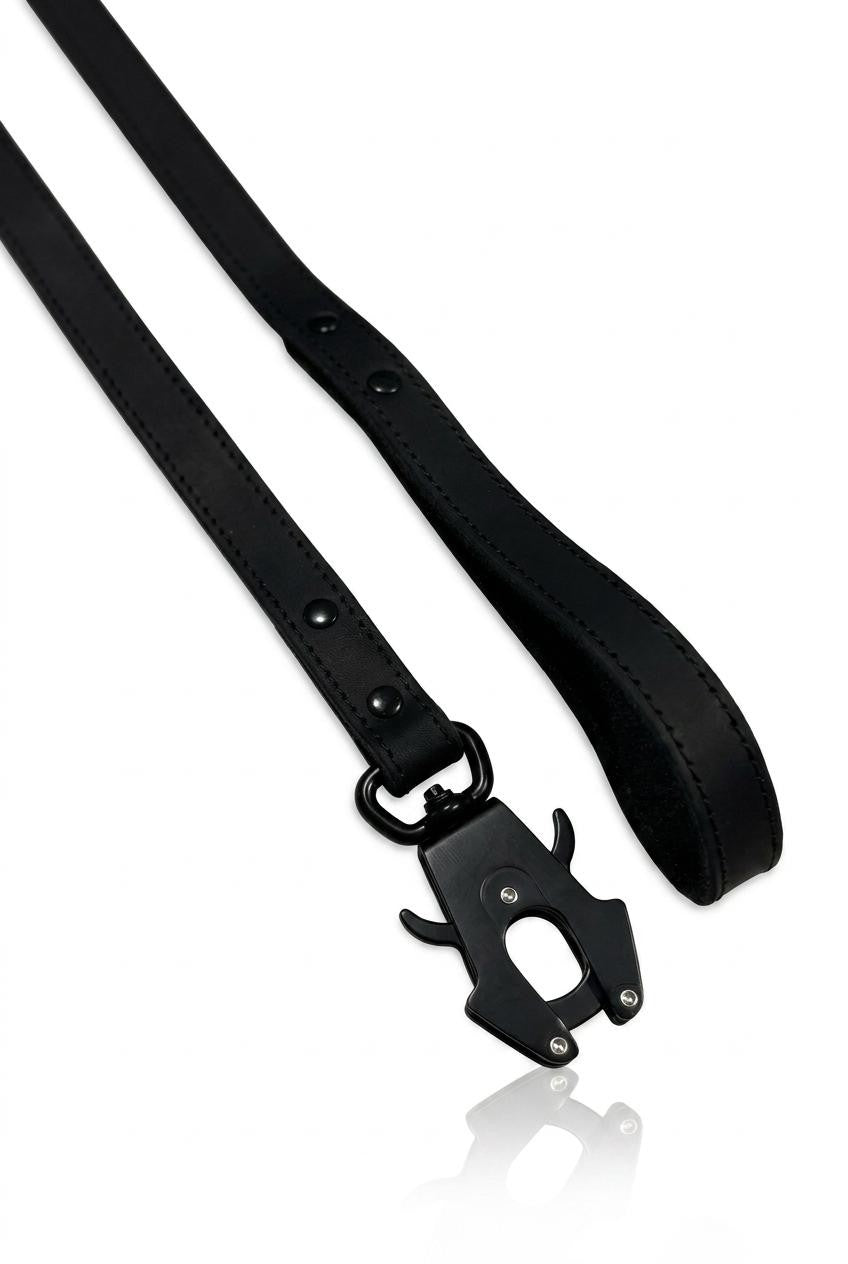 Leather Lead Frog Swivel 6ft