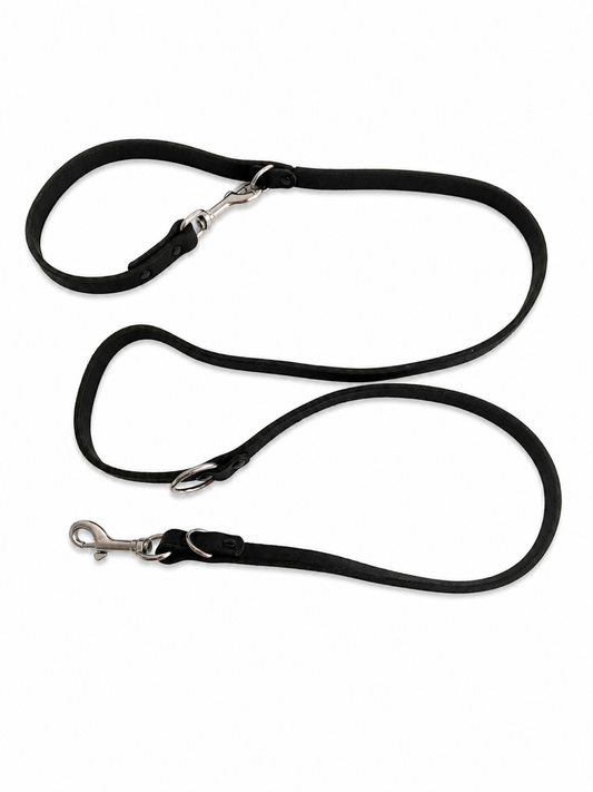 Police Lead - Leather Multifunction 3 - 6 ft