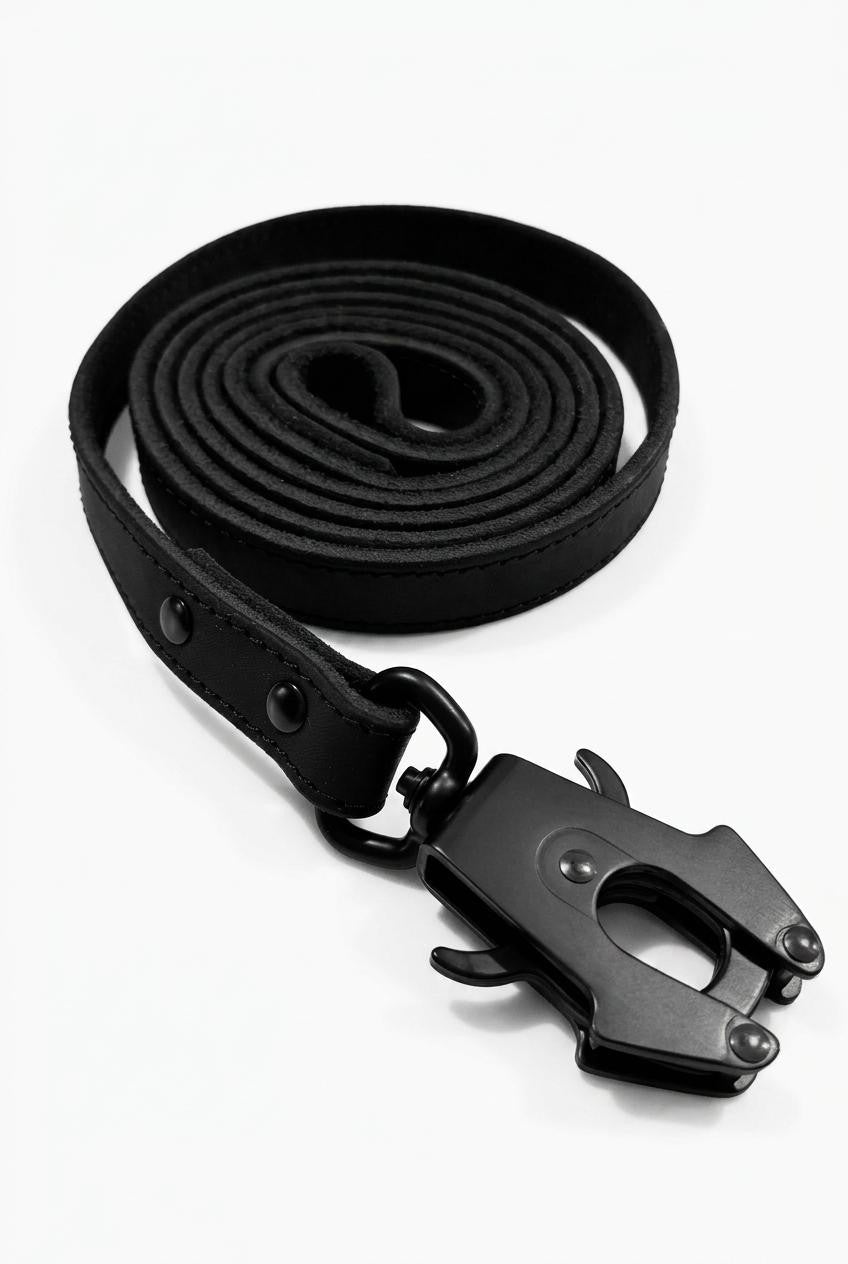 Leather Lead Frog Swivel 6ft