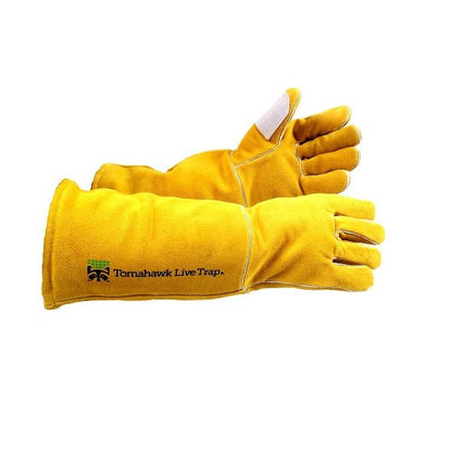Tomahawk Live Trap Gloves Bite Guard - 18" Split Grain with Kevlar Lining