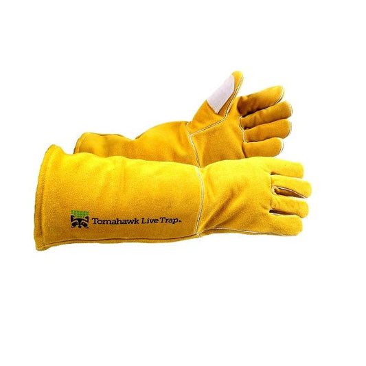 Tomahawk Live Trap Gloves Bite Guard - 18" Split Grain with Kevlar Lining