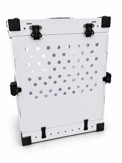 Aluminum Collapsible Dog Crate - Lockable with keys - IATA Compliant