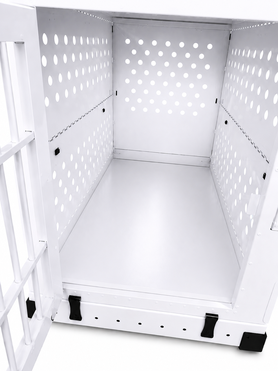 Aluminum Collapsible Dog Crate - Lockable with keys - IATA Compliant