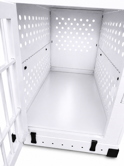 Aluminum Collapsible Dog Crate - Lockable with keys - IATA Compliant