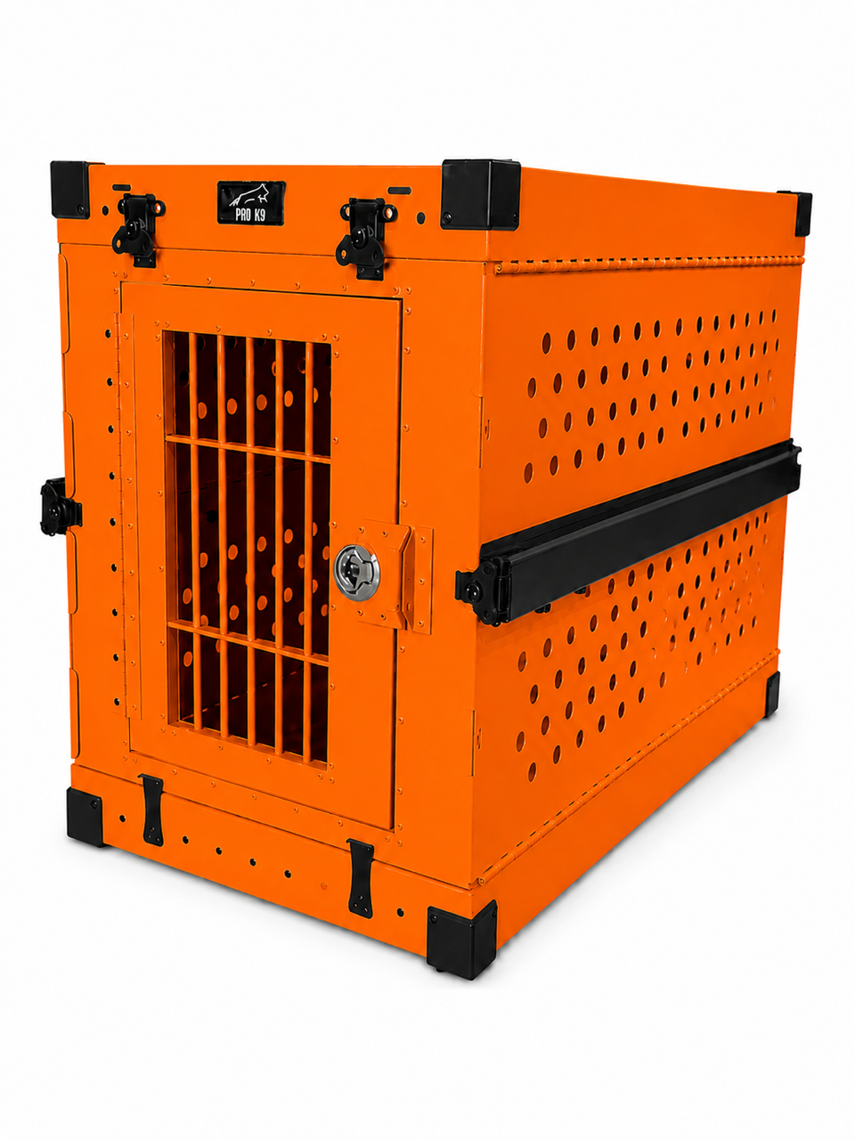 Aluminum Collapsible Dog Crate - Lockable with keys - IATA Compliant