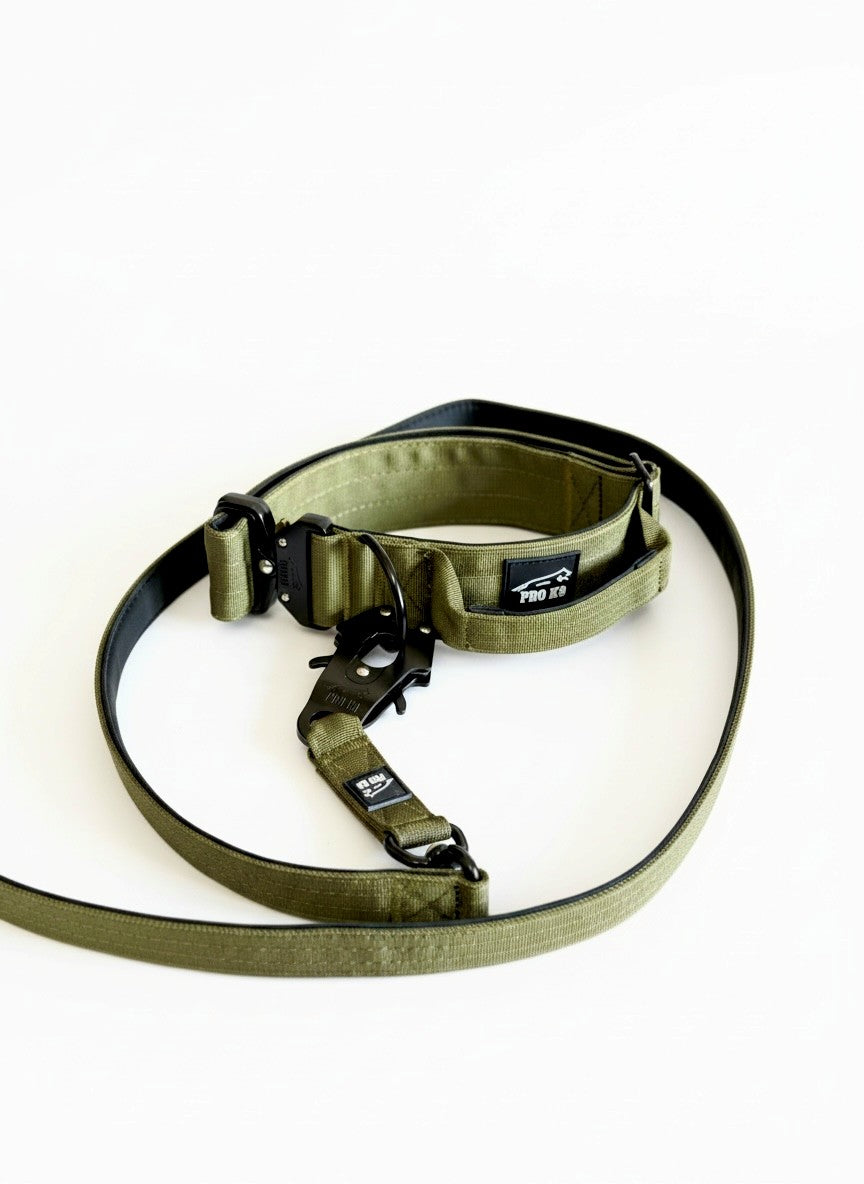 Tactical Collar and Lead Set BUNDLE DISCOUNT - SAVE $10!!!