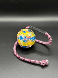 Gappay Solid Rubber Ball with Velcro Medium